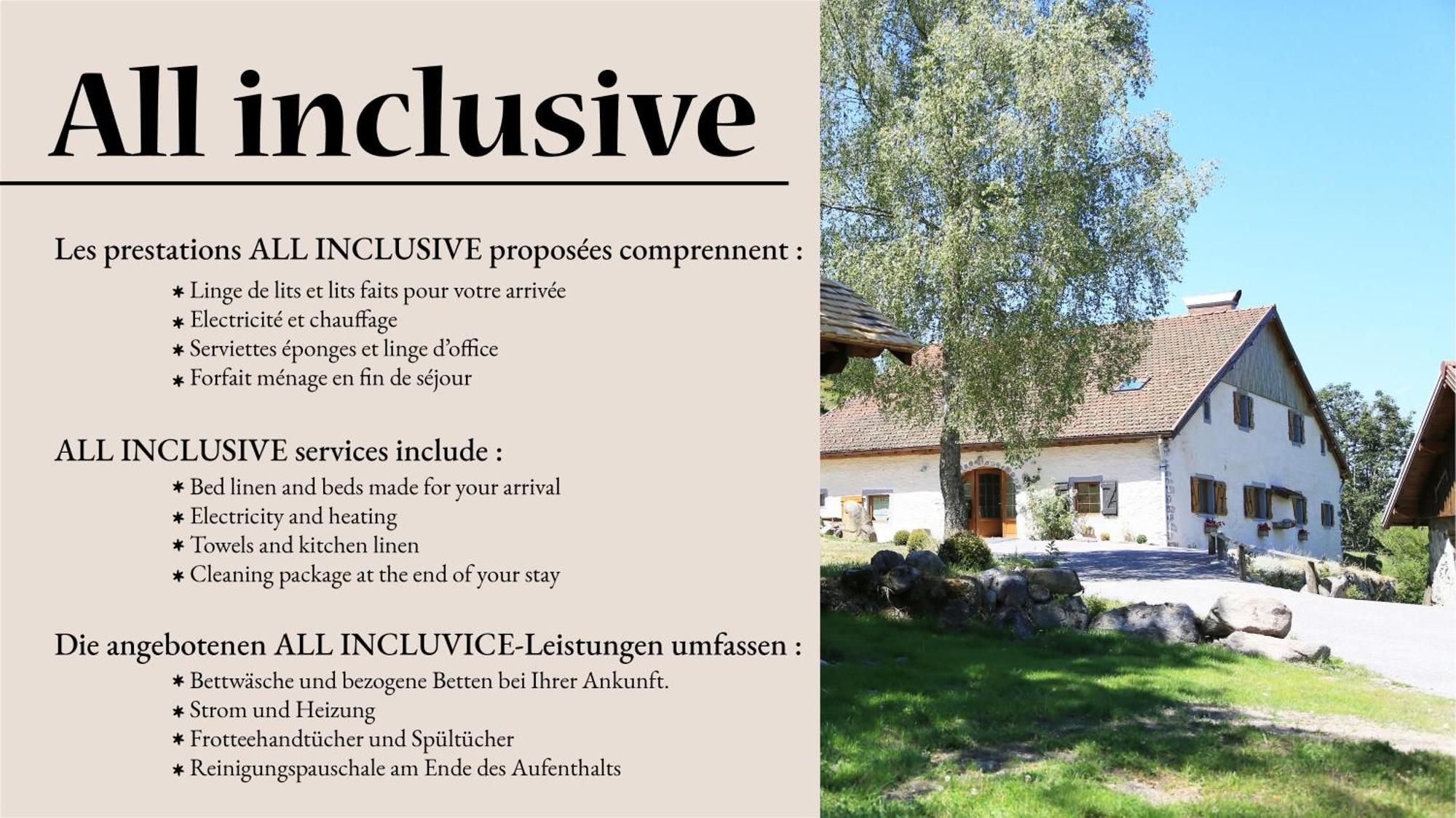 La Ferme Du Douanier & Spa 5 Etoiles All Inclusive Ventron Eksteriør billede